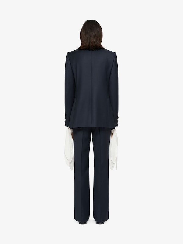 Givenchy Slim fit suit-jacket in wool with satin collar Libre de impuestos