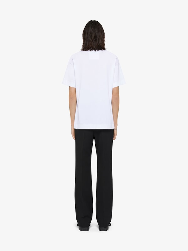 Givenchy T-shirt in cotton with patches Descuento por venta flash
