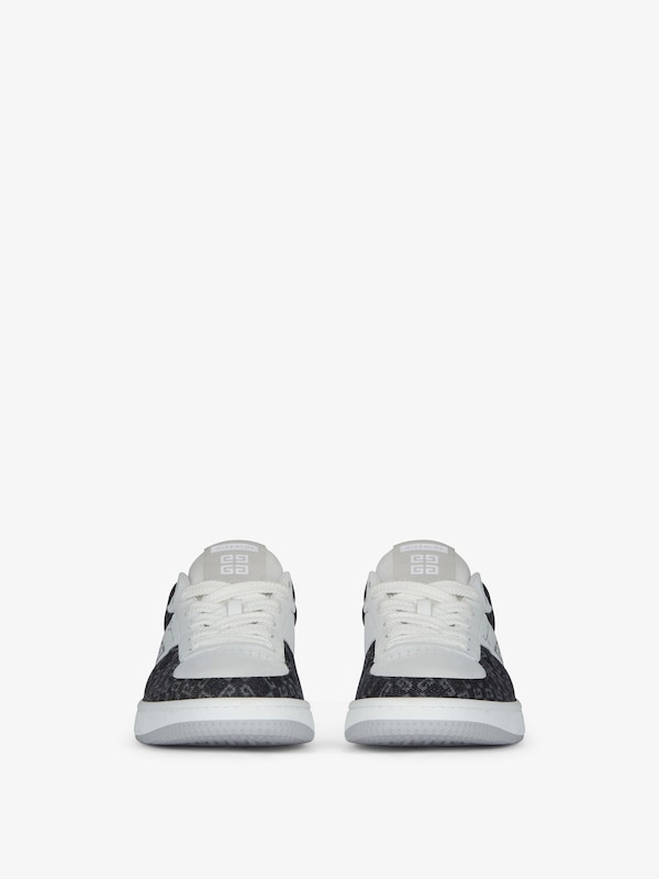 Givenchy G Move sneakers in leather and monogram 72 denim Outlet online