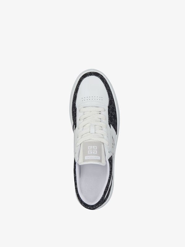 Givenchy G Move sneakers in leather and monogram 72 denim Outlet online