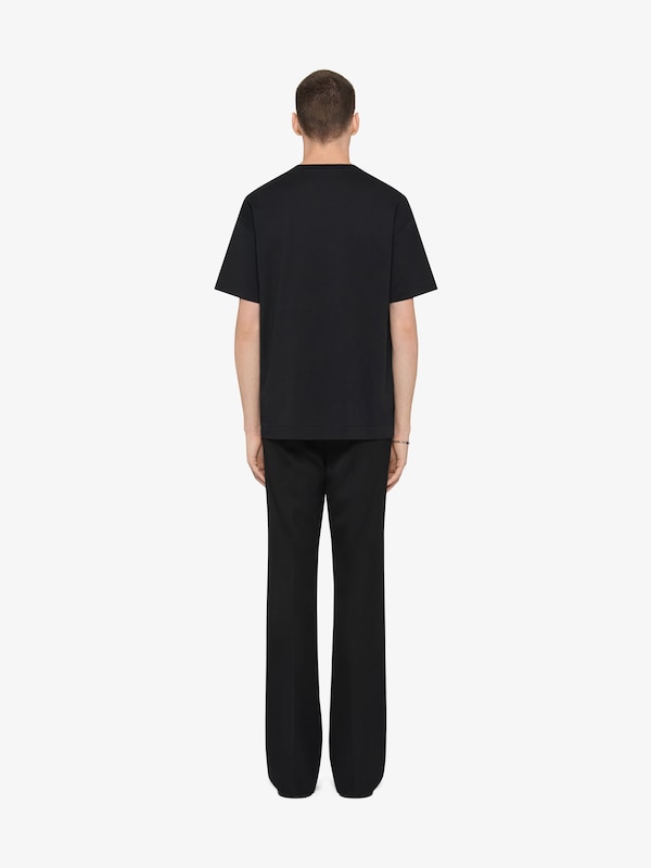 Givenchy T-shirt in cotton with patches Gran oferta