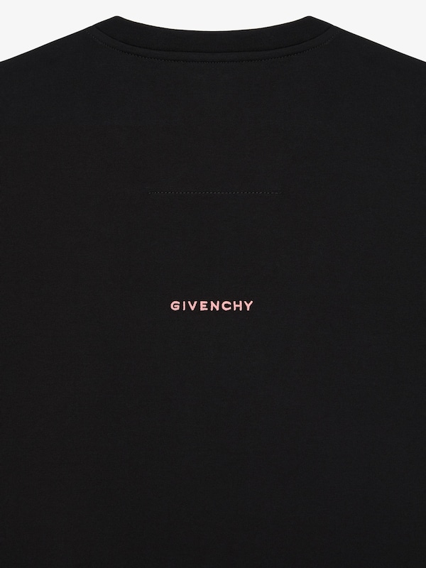 Givenchy Slim fit t-shirt in cotton with 4G embroidery Rebajas de fábrica