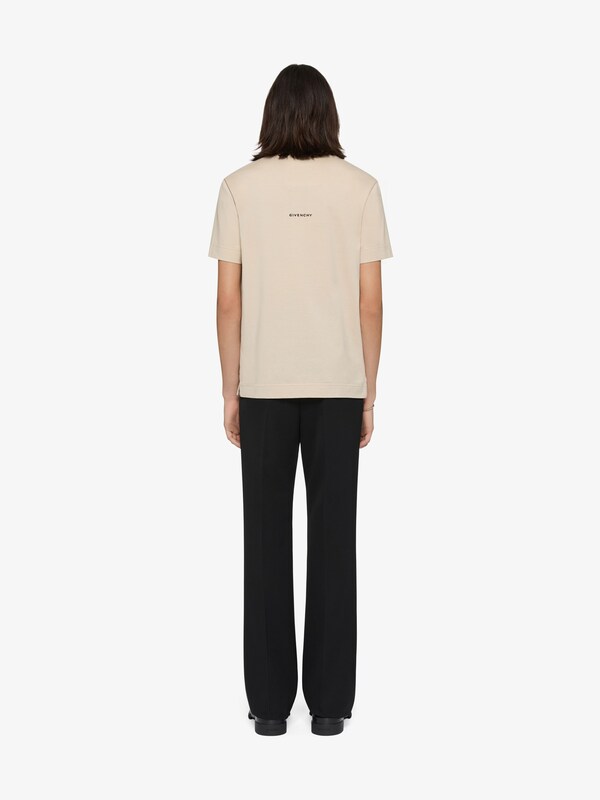 Givenchy Slim fit t-shirt in cotton with 4G embroidery Los más vendidos