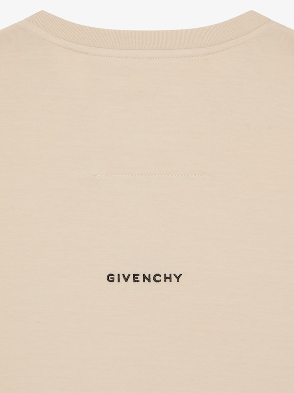 Givenchy Slim fit t-shirt in cotton with 4G embroidery Los más vendidos