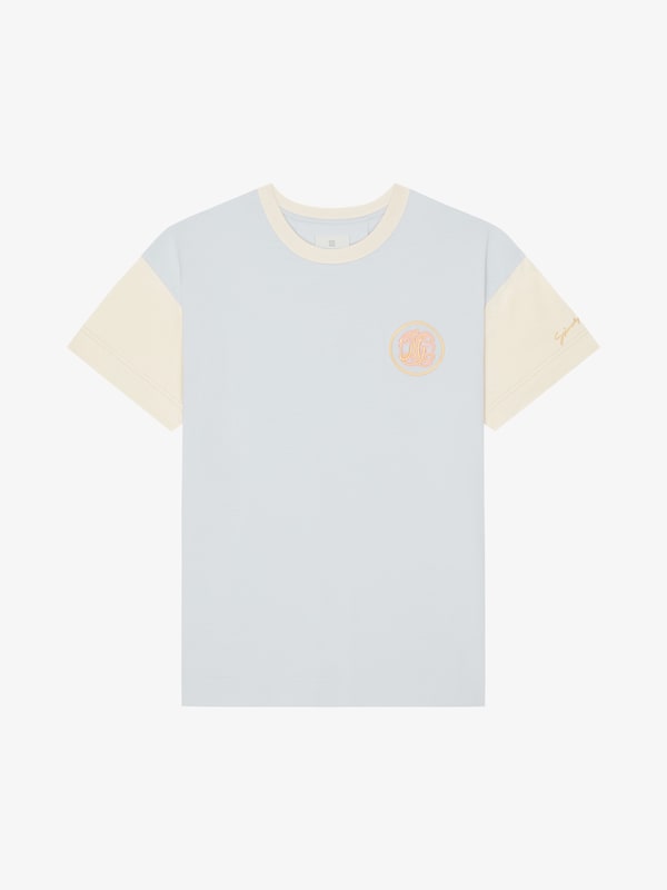 Givenchy T-shirt in cotton with HG embroidery Tienda
