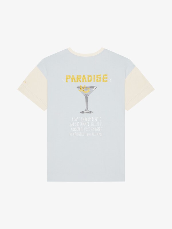 Givenchy T-shirt in cotton with HG embroidery Tienda