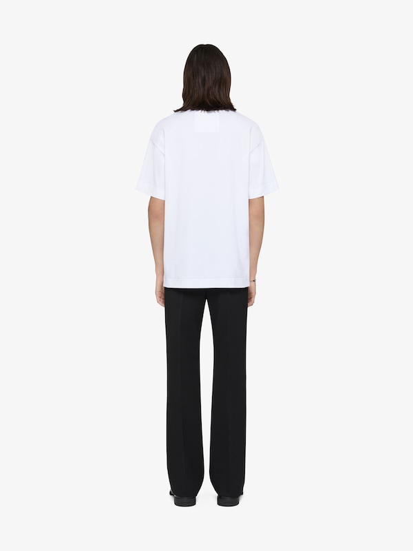 Givenchy T-shirt in cotton with HG embroidery Rebajas online