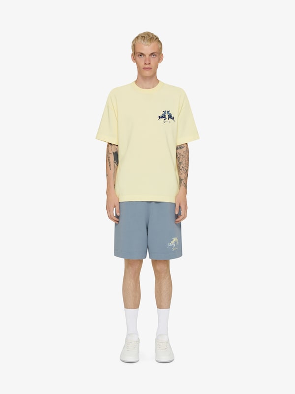 Givenchy T-shirt in knit with Hubert objects embroidery