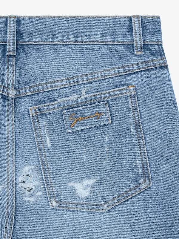Givenchy Flare jeans in destroyed denim Oferta especial de fábrica