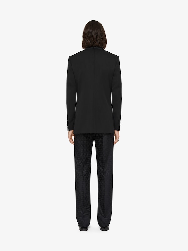 Givenchy Slim fit tailored pants in monogram 72 jacquard Grandes descuentos