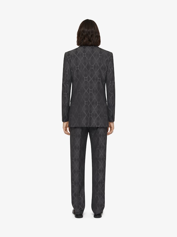Givenchy Slim fit tailored pants in monogram 72 jacquard Liquidación