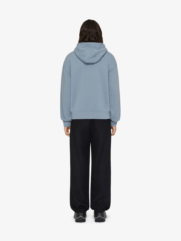 Givenchy Zipped hoodie in fleece with Hubert objects embroidery Libre de impuestos