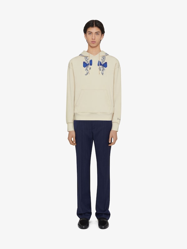 Givenchy Hoodie in fleece with hair print