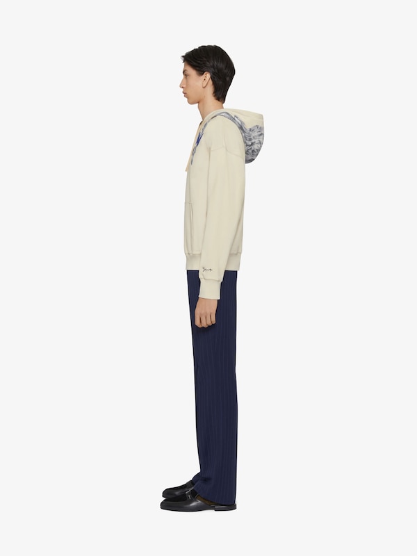 Givenchy Hoodie in fleece with hair print Oferta exclusiva