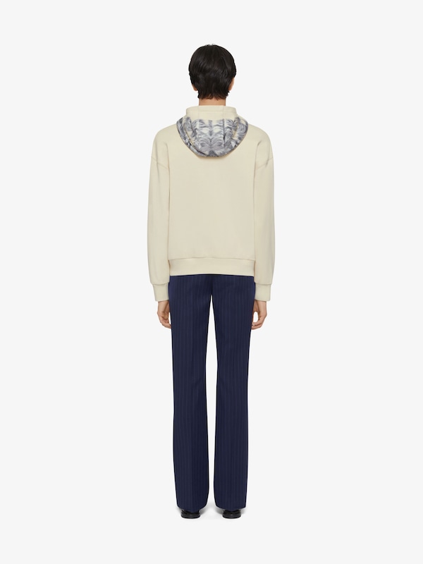Givenchy Hoodie in fleece with hair print Oferta exclusiva
