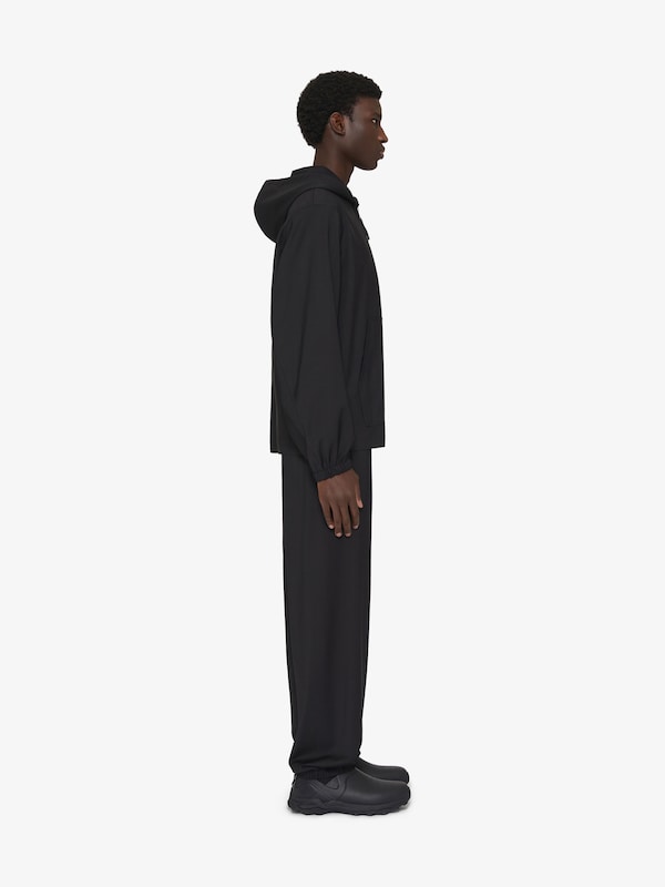 Givenchy Zipped hoodie in wool with 4G detail 2025