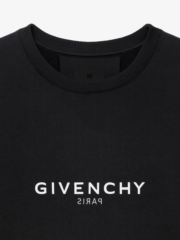 Givenchy GIVENCHY Reverse slim fit sweatshirt in fleece Outlet