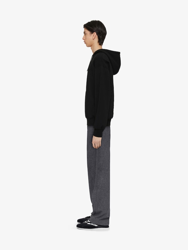 Givenchy Hoodie in fleece with GIVENCHY signature Rebajas