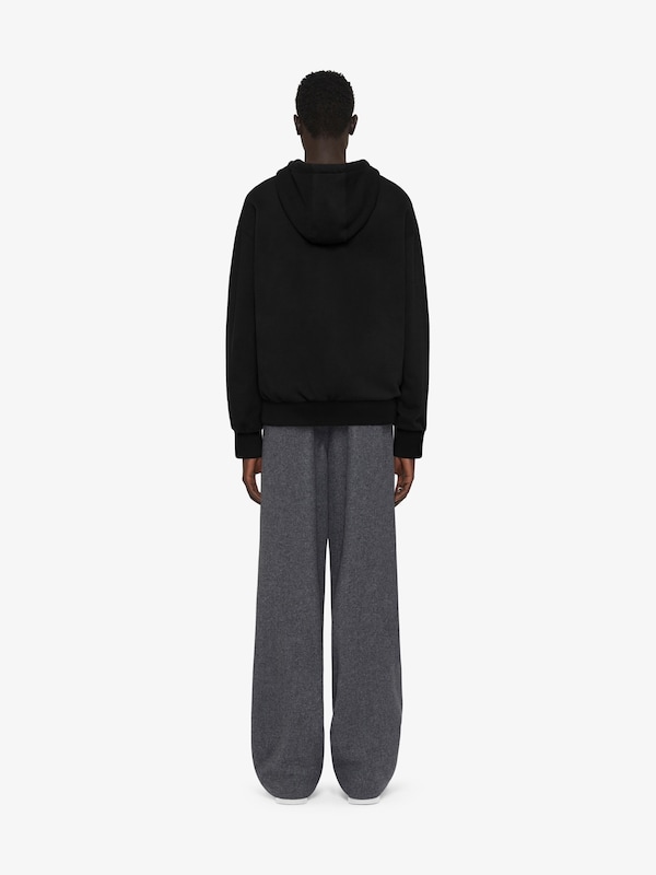 Givenchy Hoodie in fleece with embroidered chandelier and pearls Ofertas
