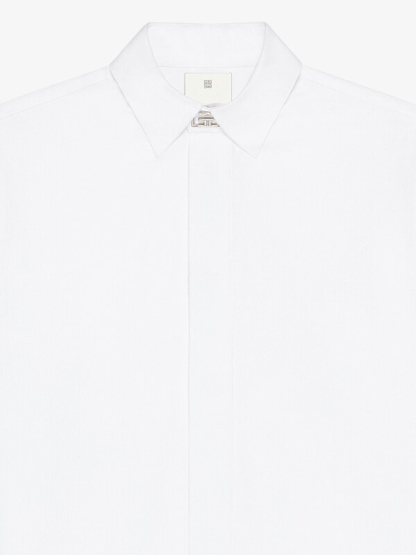 Givenchy Shirt in cotton with 2G clip Venta caliente