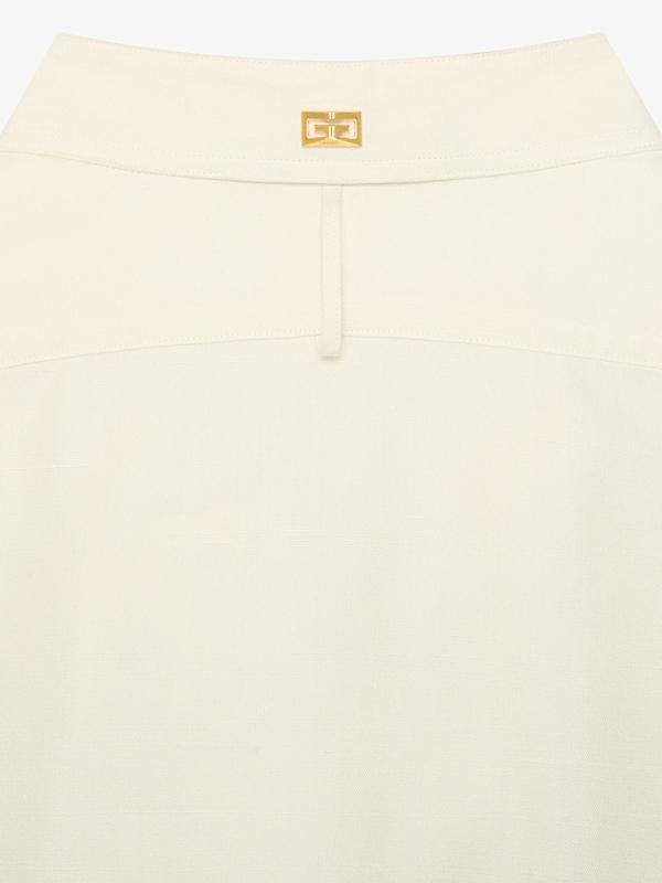 Givenchy Shirt in silk with laces with HG embroidery En oferta