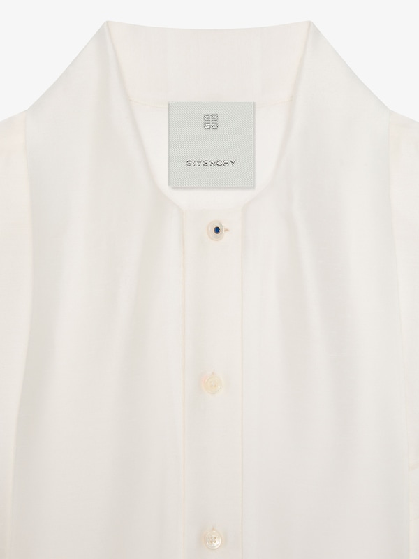 Givenchy Shirt in silk blend with lavalliere and HG embroidery Rebajas baratas