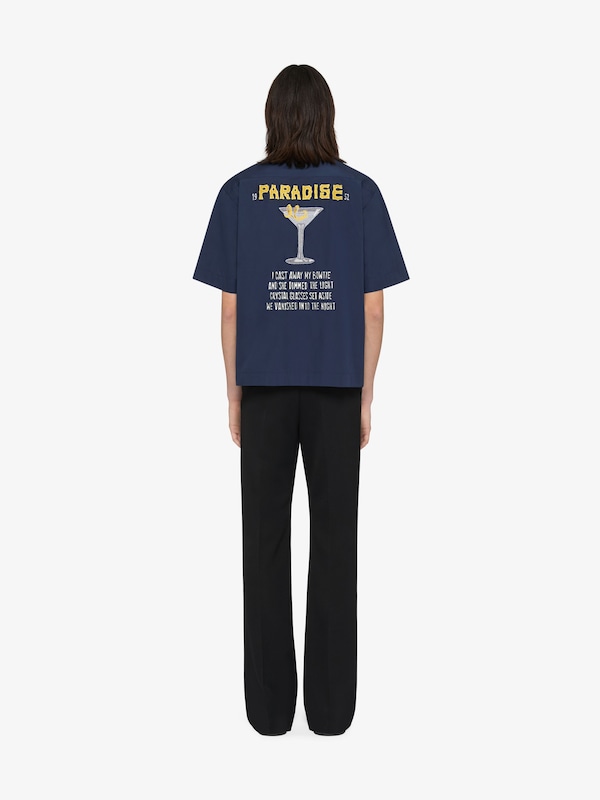 Givenchy Shirt in poplin with patches Rebajas top
