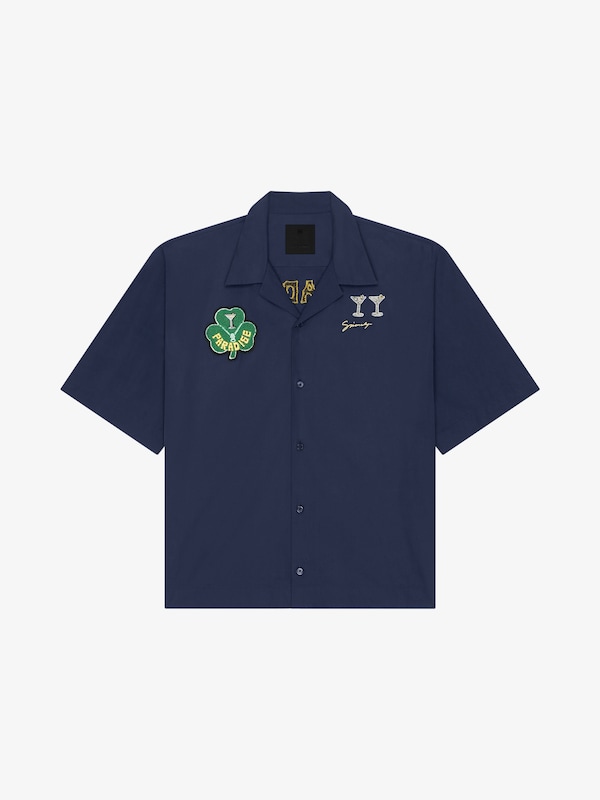 Givenchy Shirt in poplin with patches Rebajas top