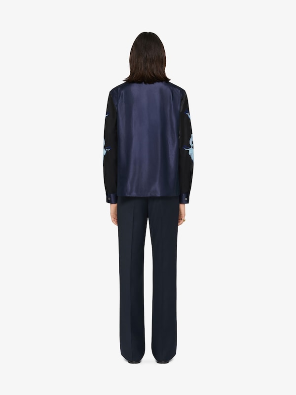 Givenchy Shirt in satin with unicorns embroidery Envío gratis