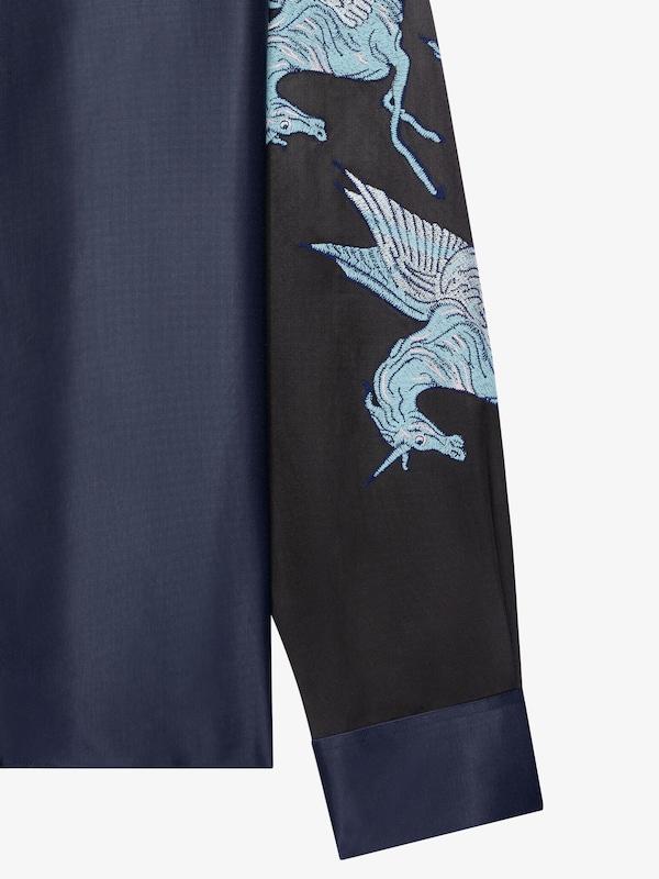 Givenchy Shirt in satin with unicorns embroidery Envío gratis