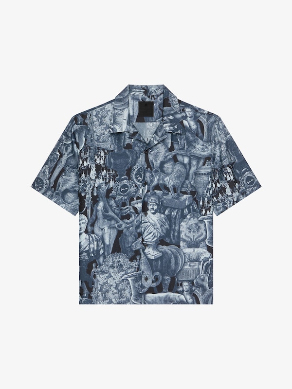 Givenchy Shirt in silk with Hubert objects print Oferta especial