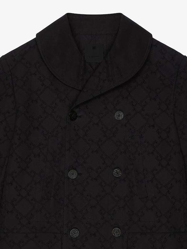 Givenchy Pea coat in monogram 72 cotton Últimos 2 días