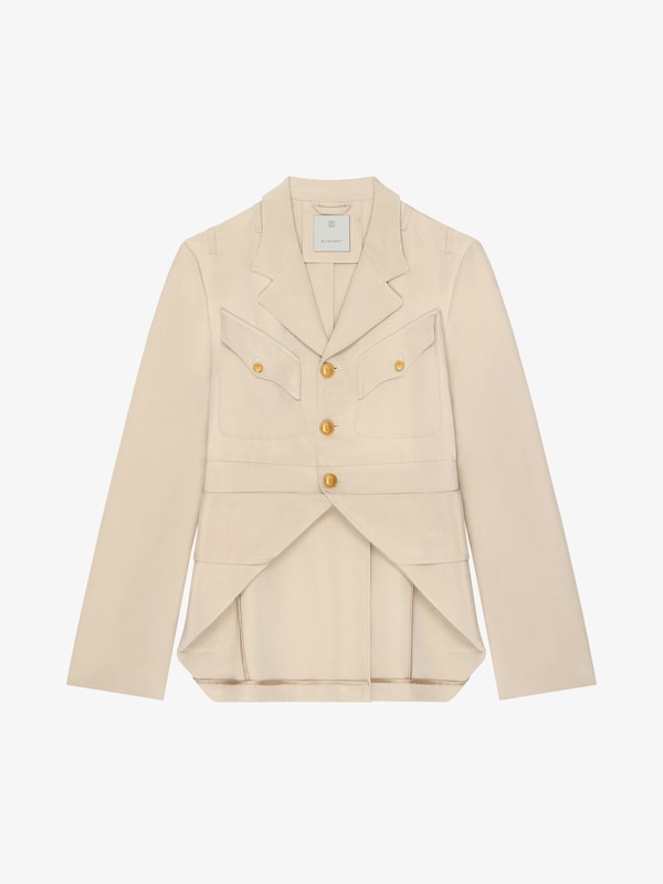 Givenchy Military jacket in silk and cotton Precio de fábrica