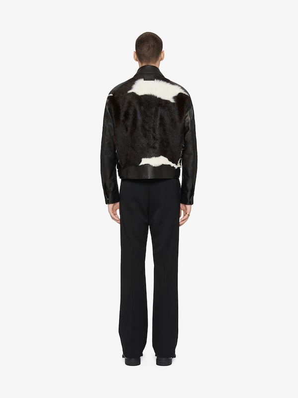 Givenchy Biker jacket in calfskin leather Oferta especial de fábrica