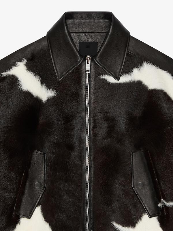 Givenchy Biker jacket in calfskin leather Oferta especial de fábrica