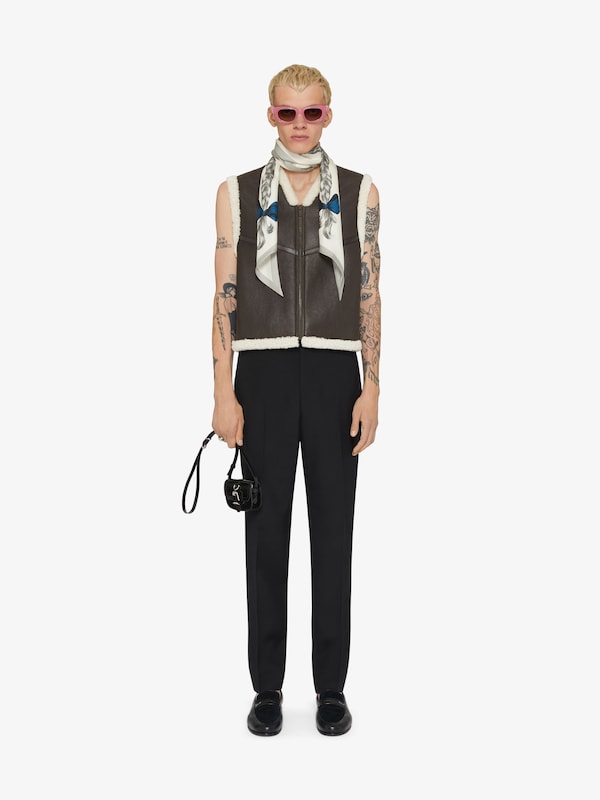 Givenchy Waistcoat in shearling Promoción trimestral