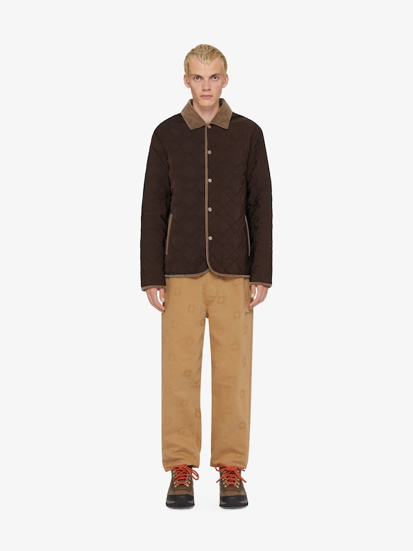 Givenchy Padded jacket in mixed fabrics with monogram 72 Solo queda un día