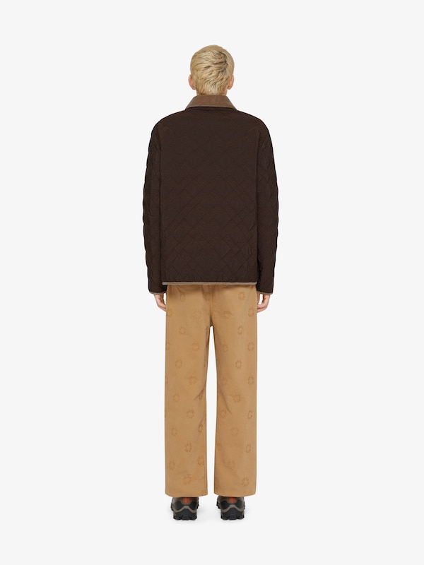 Givenchy Padded jacket in mixed fabrics with monogram 72 Solo queda un día