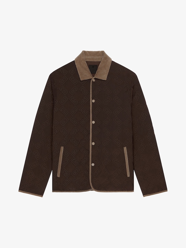 Givenchy Padded jacket in mixed fabrics with monogram 72 Solo queda un día