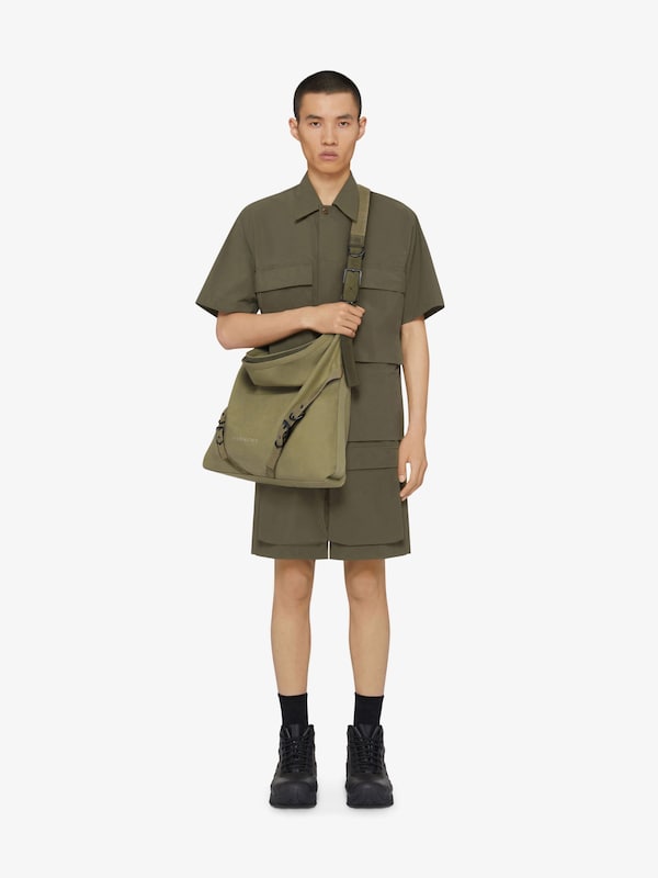 Givenchy Large Voyou bag in canvas Rebajas de fin de temporada