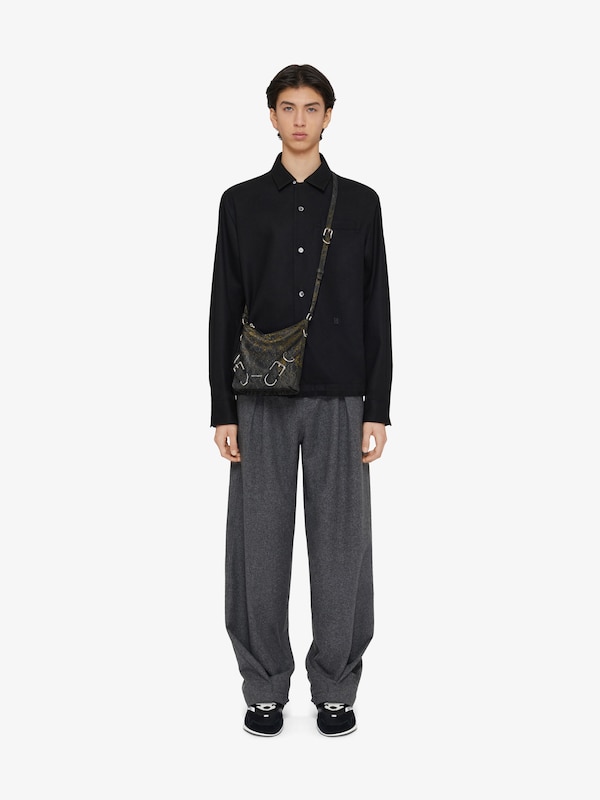 Givenchy Small Voyou Crossbody bag in crackled leather Outlet online