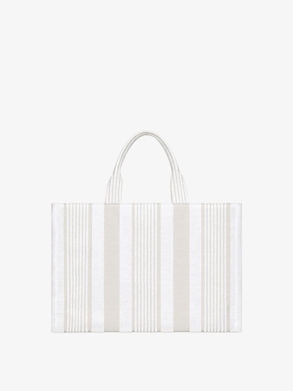 Givenchy GIVENCHY tote bag in cotton towelling with stripes Rebajas de fábrica