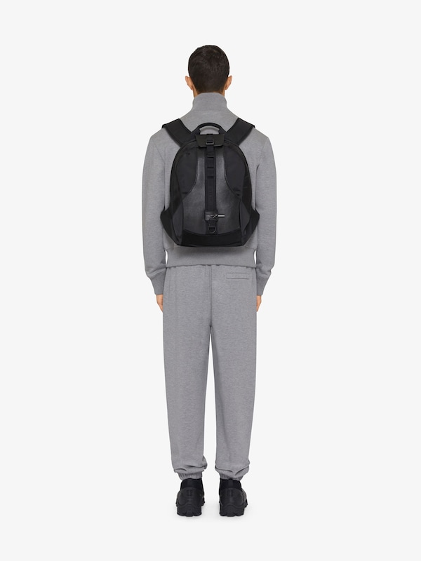 Givenchy Medium G-Trail backpack in nylon and leather Tienda