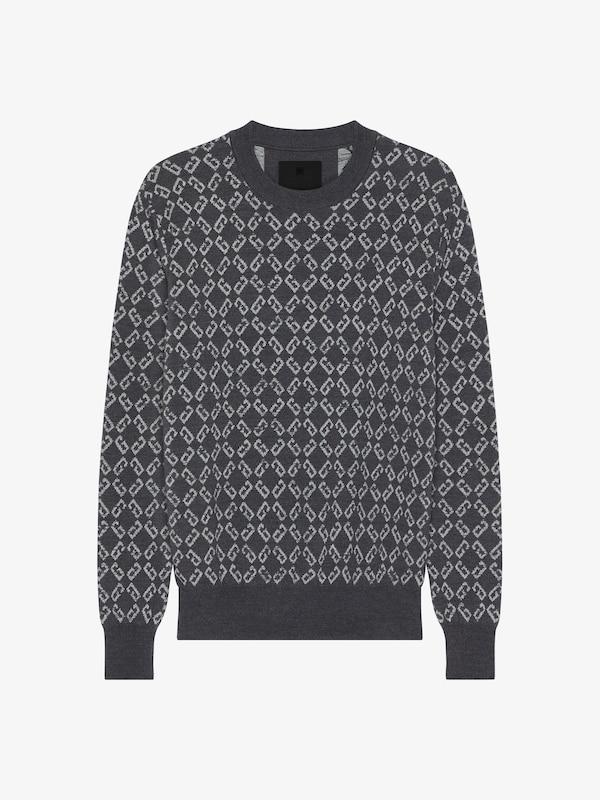 Givenchy Sweater in monogram 72 jacquard Grandes descuentos