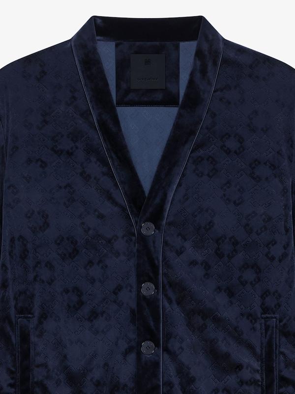 Givenchy Cardigan in monogram 72 velvet Tienda de fábrica