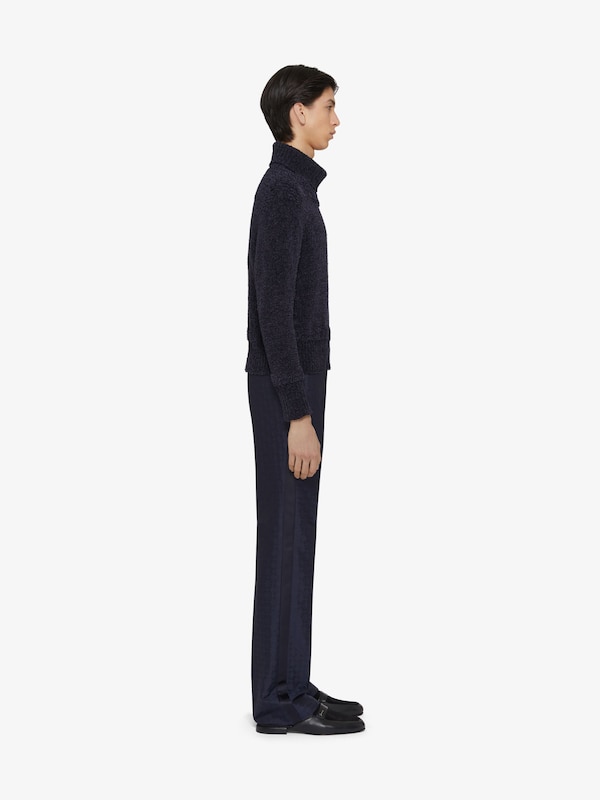 Givenchy Turtleneck sweater in chenille with 4G detail En oferta