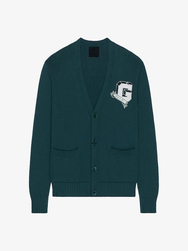 Givenchy GIVENCHY College cardigan in cotton Libre de impuestos