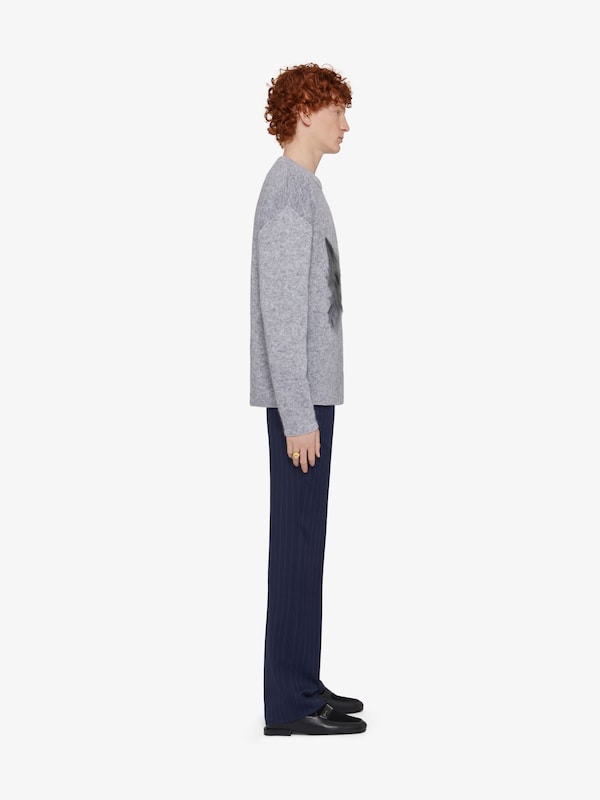 Givenchy Sweater in wool and mohair with cat jacquard Descuentos del mes