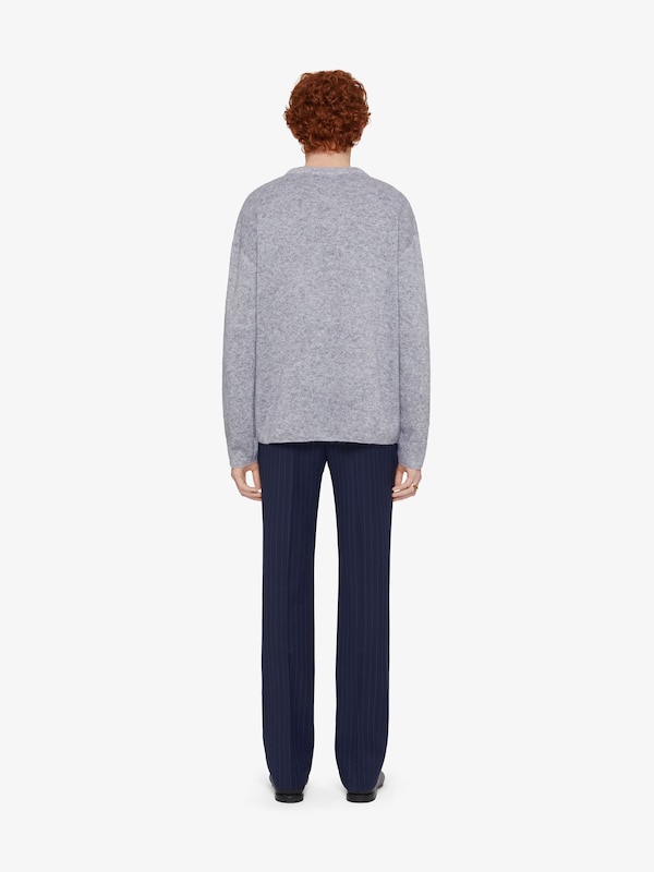 Givenchy Sweater in wool and mohair with cat jacquard Descuentos del mes