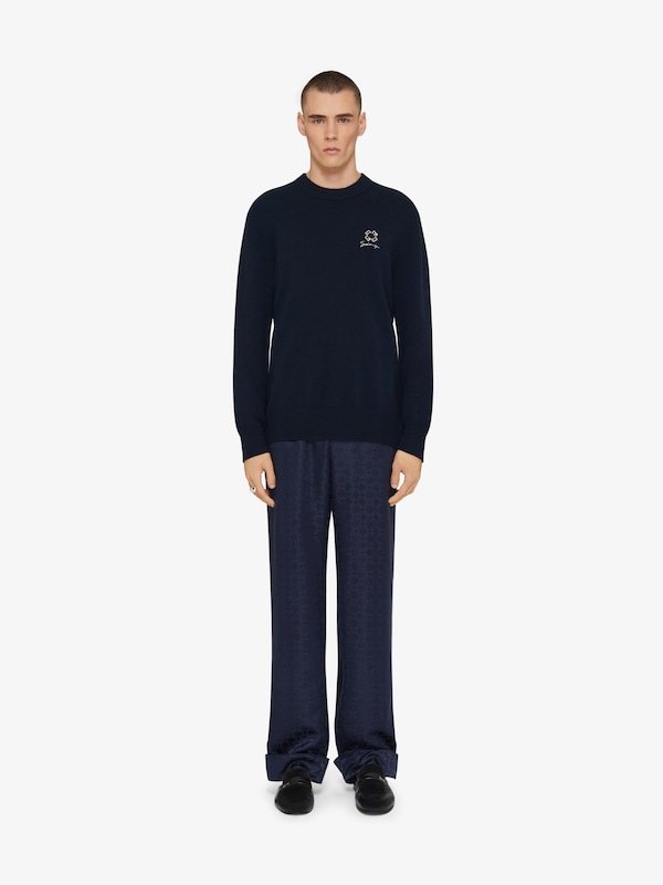 Givenchy Sweater in wool cashmere and crystals with 4G detail Ofertas de temporada